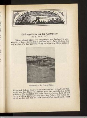 Stellungskämpfe an der Champagne