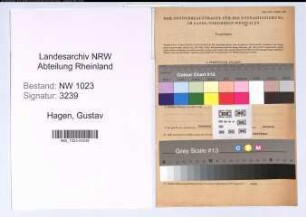 Entnazifizierung Gustav Hagen , geb. 04.12.1892 (Bauinspektor)