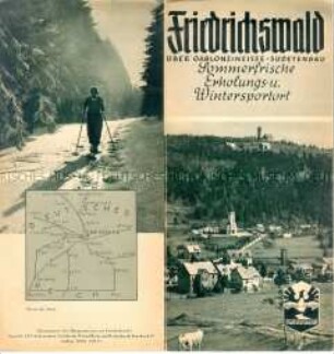Reiseführer für den Ort Friedrichswald im Sudetenland mit Unterkunftsverzeichnis