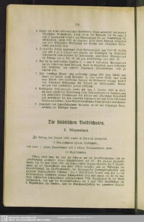 Die städtischen Volksschulen