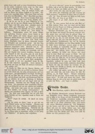 Kölnische Beichte : eine Rheinsage