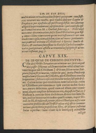 Caput XIX. De Iis Quae De Christo Dicuntur.