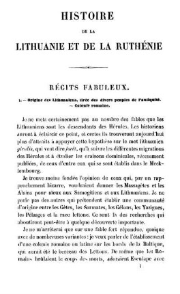 Récits Fabuleux