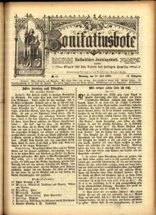 Ausgabe vom Sonntag, den 28. Juli 1895.