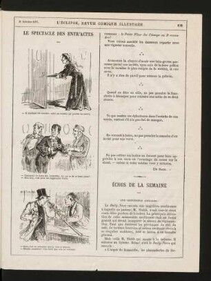 Le spectacle des entr'actes