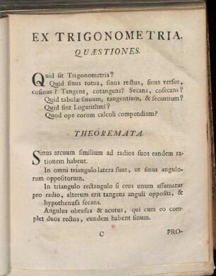 Ex Trigonometria.