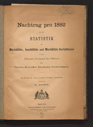 : Nachtrag pro 1882