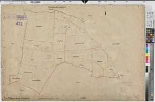 Sünninghausen (Oelde), Umlegung Sünninghausen, Zuteilungskarte Diestedde Flur 19,1