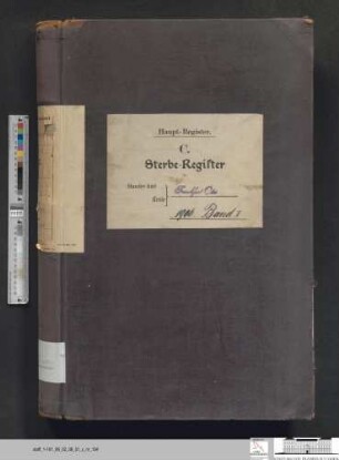Sterberegister Stadt Frankfurt (Oder) 1906, Urkunde 1-464