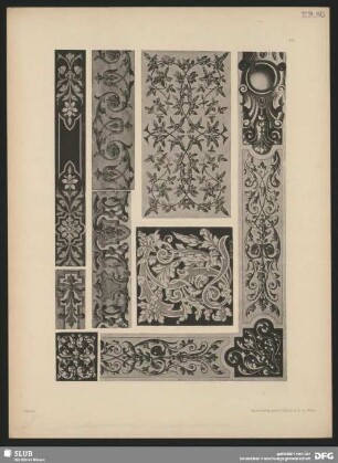 Decorations-Motive zum allgemeinen Gebrauch. Bordüren mit Arabesken