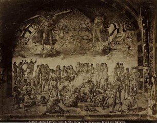 2381. Duomo di Orvieto. Cappella della Madonna. La Risurrezione. Dipinti dal Signorelli