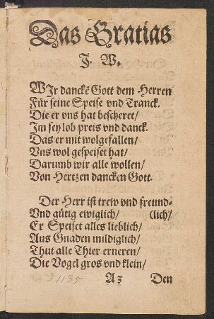 Das Gratias