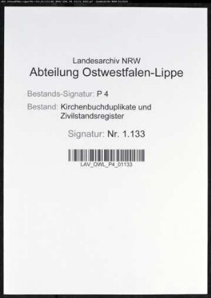 Kirchenbuchduplikat der katholischen Gemeinde Netphen (GHT 1818-1825). (Gemeinde: Netphen, katholische Gemeinde)