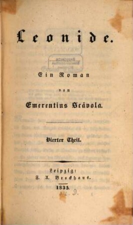 Leonide : ein Roman, 4