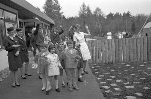 Kinderbetreuung im Kinder- und Jugendzentrum im Fasanengarten während der Bundesgartenschau.