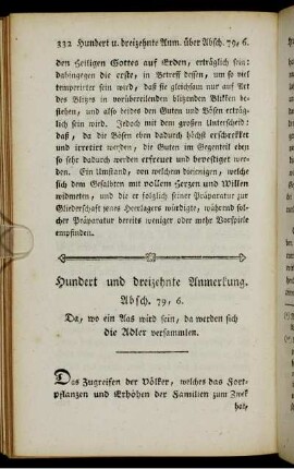 Hundert und dreizehnte Anmerkung. Absch. 79, 6. - 124te Anmerkung. Absch. 92, 4.