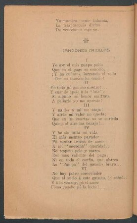 Canciones criollas