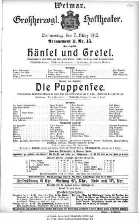 Hänsel und Gretel
