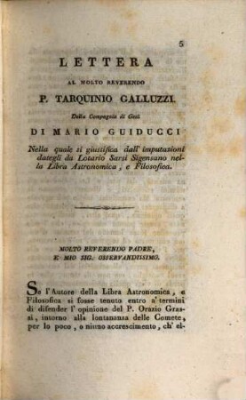 Opere di Galileo Galilei Nobile Fiorentino. 7
