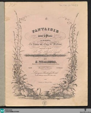 Fantaisie pour le Piano sur des motifs de La Donna del Lago de Rossini : op. 40