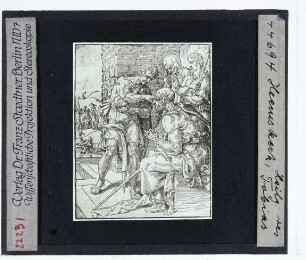 Heemskerck (nach), Tobias heilt seinen Vater von der Blindheit (Holzschnitt; New Hollstein Dutch & Flemish 187)