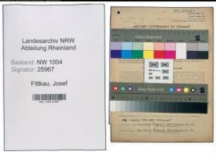 Entnazifizierung Josef Fittkau , geb. 13.05.1895 (Lokheizer)