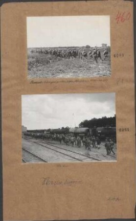 Russische Gefangene aus den letzten Kämpfen in Rußland 1917