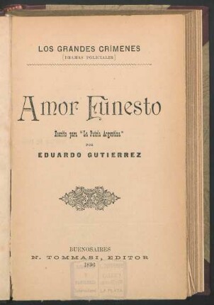 Amor funesto