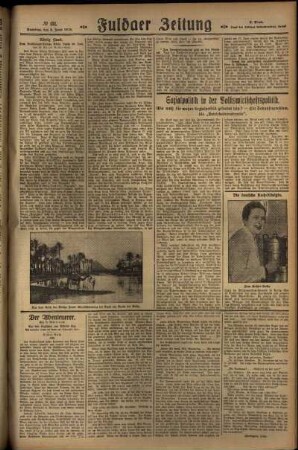 Dritte Ausgabe vom Samstag, den 08. Juni 1929.