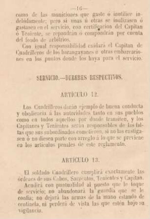 Servicio. - Deberes respectivos