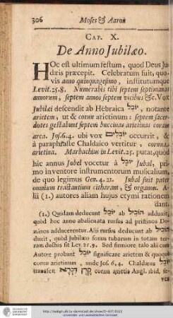 CAP. X. De Anno Jubilaeo.