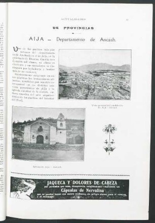 Aija - Departamento de Ancash.