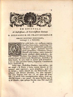 Iniustae Secessionis ab ecclesiae romanae sinu iam damnati ... horum temporum Sectarii Lutherani praesertim ... ad ovile Christi revocantur