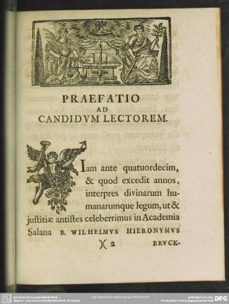 Praefatio Ad Candidum Lectorem