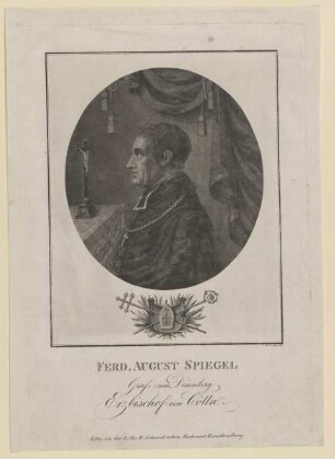 Bildnis des Ferd. August Spiegel, Graf zum Desenberg