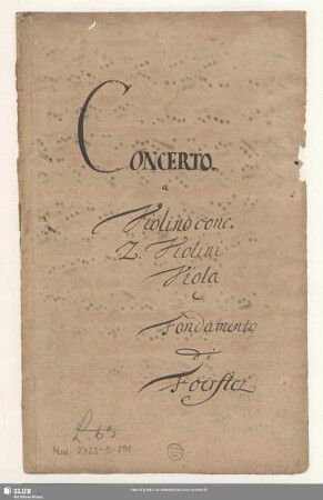 Concertos - Mus.2723-O-501 : vl, strings, bc;D