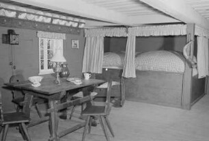 Spreewaldmuseum Lehde. Bauernzimmer : Muzej pod hołym njebjom na Lědach. Burska stwa : Lehde / Lědy