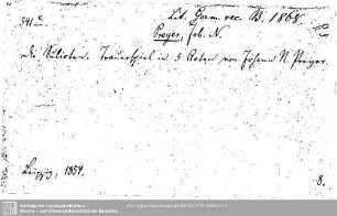 Literatura Germanica recentior B 1868: Literatura Germanica recentior B 1868