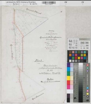 Rüthen (Rüthen), Separation Rüthen, Bl. 23 Brouillonkarte I Kellinghausen Flur 3