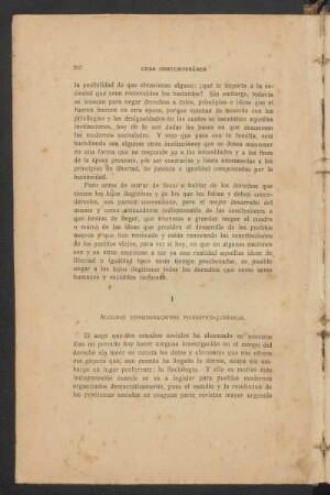 I - Algunas consideraciones filosófico-jurídicas.