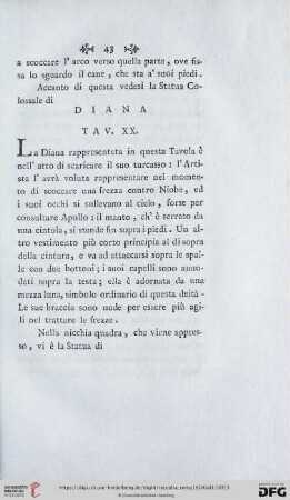 Diana Tav. XX