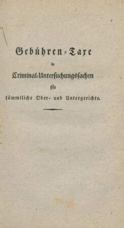 Gebühren-Taxe ...
