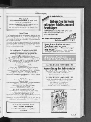 Harvestehuder Orgelkonzerte 1993