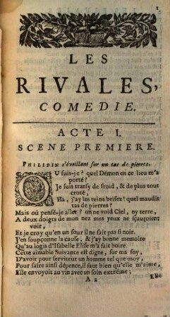 Le Theatre De Mr. Quinault, 2[,3]. Les Rivales : Comedie
