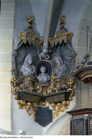 Epitaph für den Architekten Johann Friedrich Karcher und seine Familie