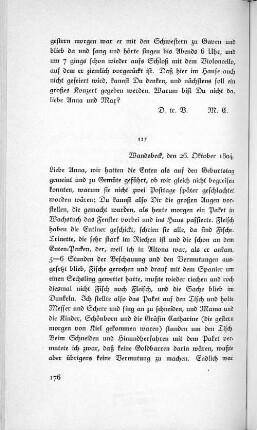 127 Wandsbeck, den 26. Oktober 1804.