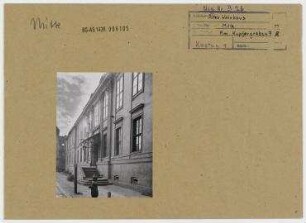 Straßenansicht. Berlin, Mitte, Am Kupfergraben 7