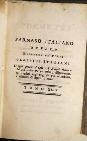 Poemetti E Sciolti Del Secolo XVIII