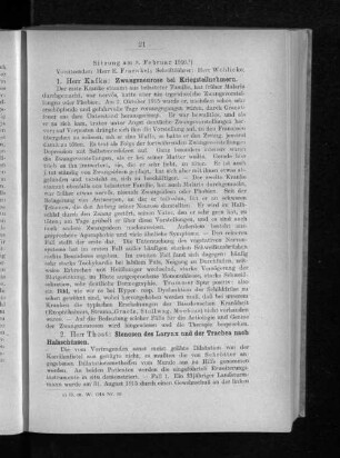 Sitzung am 3. Februar 1916.