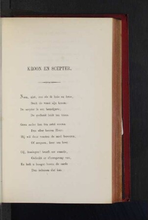 Kroon en scepter.